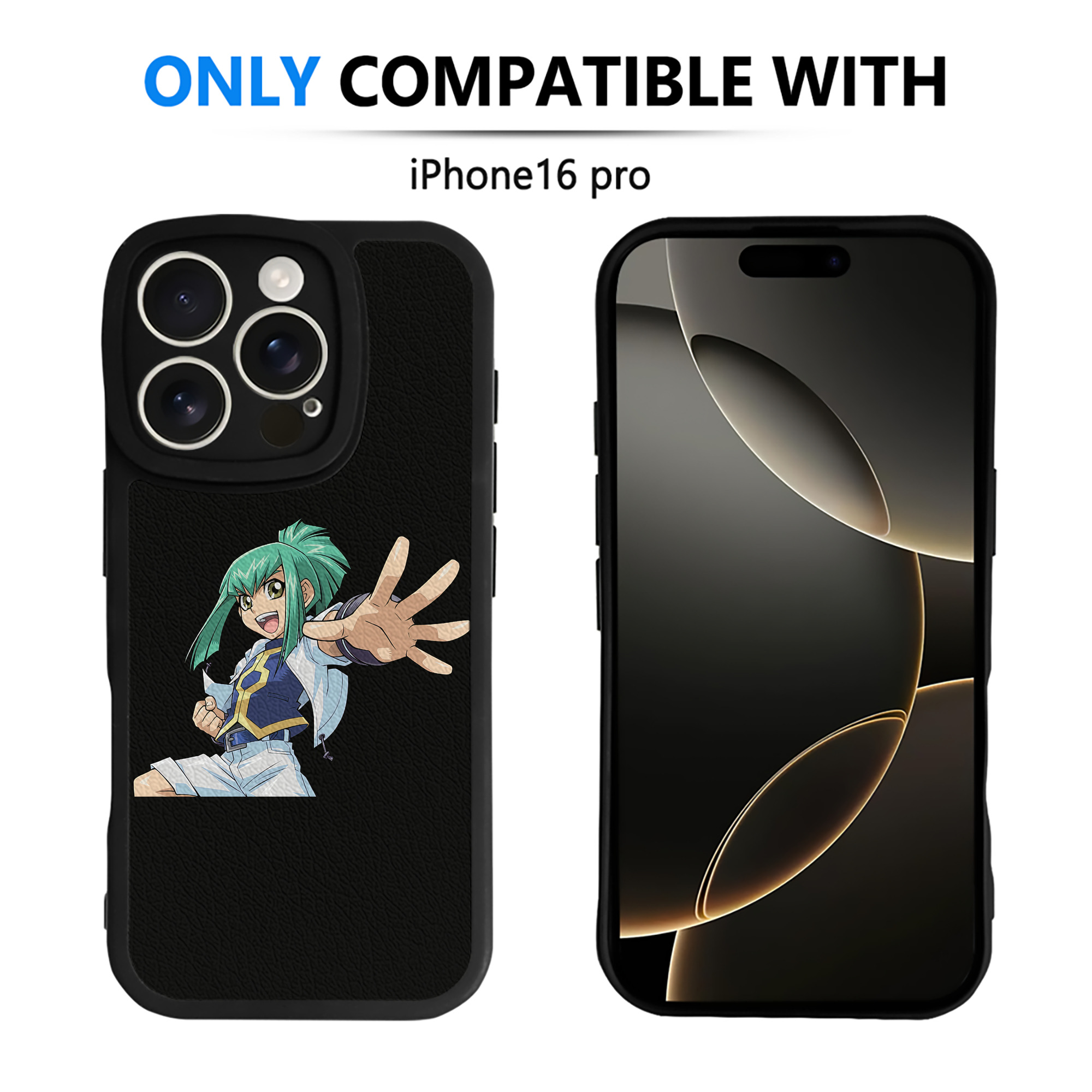 遊☆戯☆王 Yu-Gi-Oh! 【iPhone 16シリーズ対応】シリコンスマホケース（レザー調） 材質：シリコン